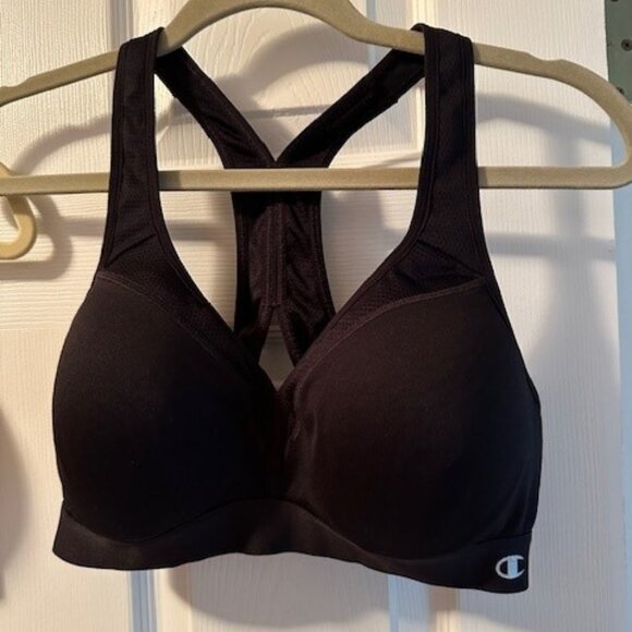 Champion Women's V-Neck, Racerback, Moisture-Wicking, Moderate Support, Sports B - Picture 3 of 10